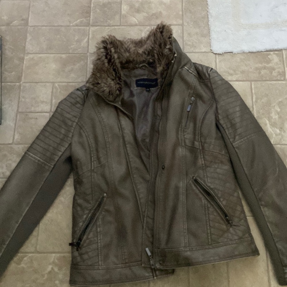 Signature studio Large faux leather jacket
